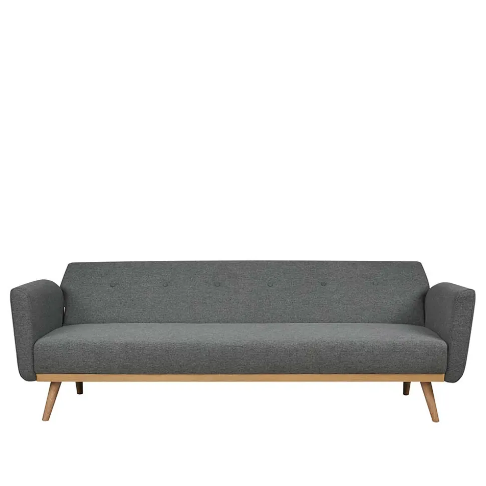 Scandi Chic Schlafcouch in Dunkelgrau & Natur - Giorgio