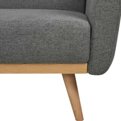 Scandi Chic Schlafcouch in Dunkelgrau & Natur - Giorgio