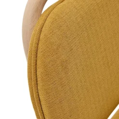 Scandi Chic Stühle in Gelb Chenille - Quinn (2er Set)