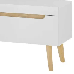 Scandi Chic TV Wohnwand Möbel - Ginko (vierteilig)