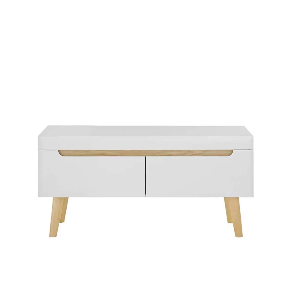 Scandi Chic TV Wohnwand Möbel - Ginko (vierteilig)