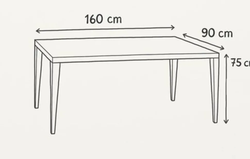 Scandi Esstisch aus Sungkai Holz - Cinisella