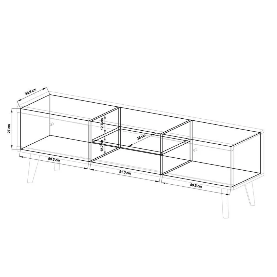 Scandi Möbel Set für Wohnzimmer - Cablos (fünfteilig)