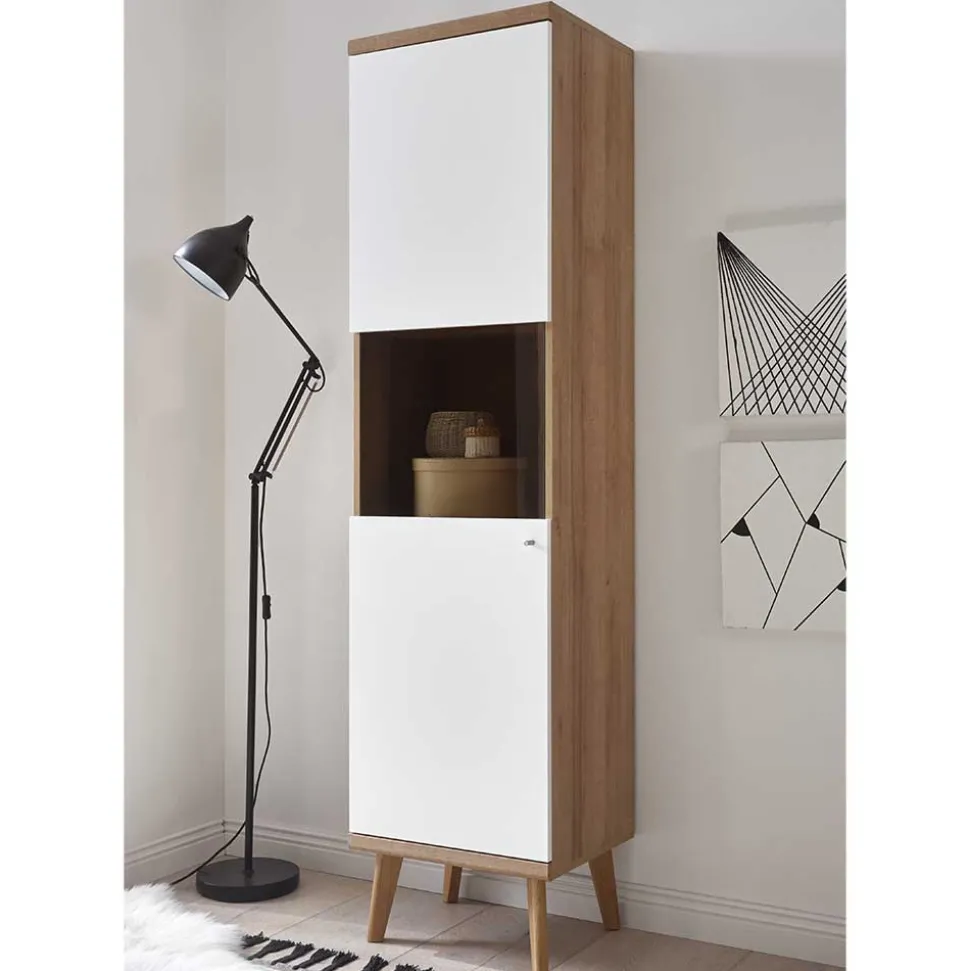 Scandi Wohnwand Möbel als Set - Cablos (vierteilig)