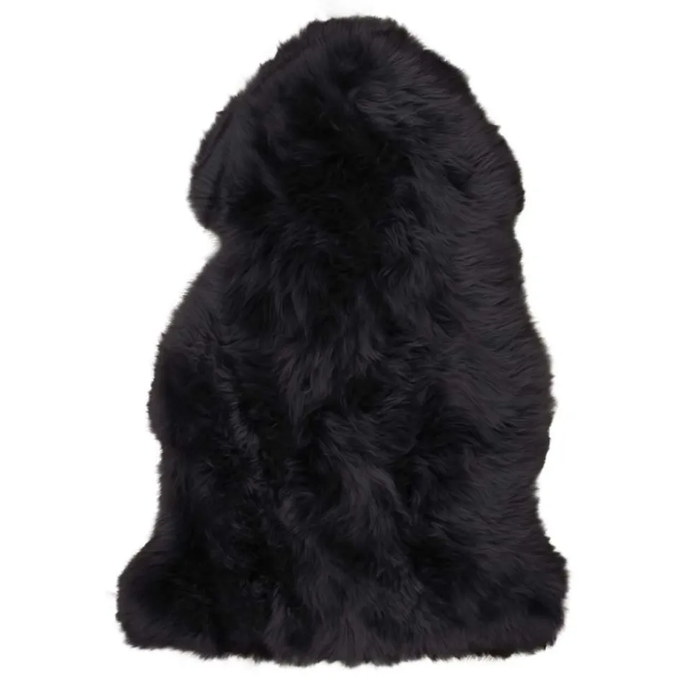 Schaffell in Schwarz 85x5x50 cm - Claus