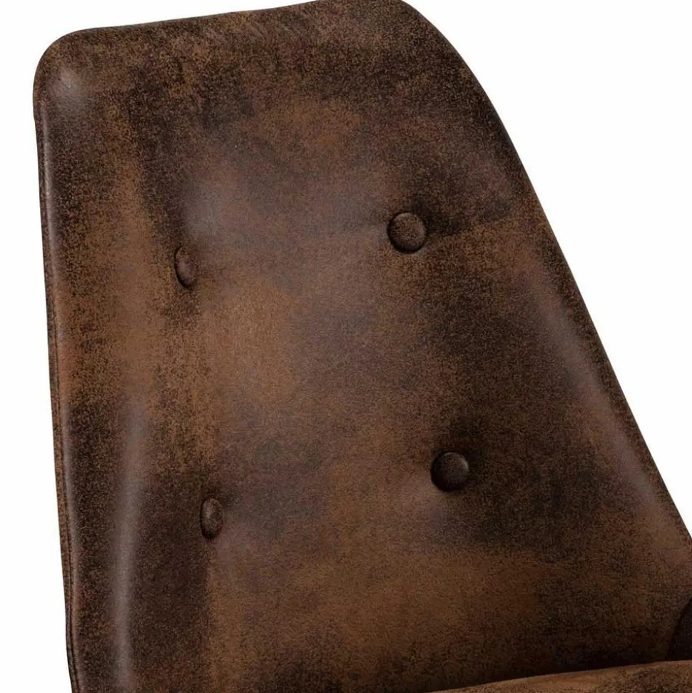 Schalensitz Drehstuhl in Braun - Ostora