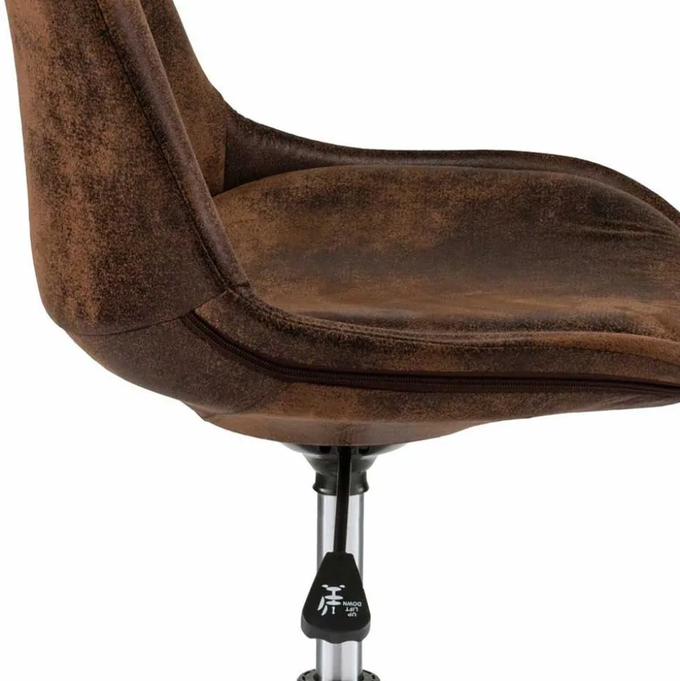 Schalensitz Drehstuhl in Braun - Ostora