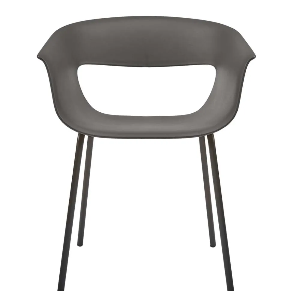 Schalenstuhl mit Armlehnen - Niabelda (2er Set)