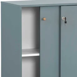 Schiebetüren Büroschrank in Petrol - Baiamare