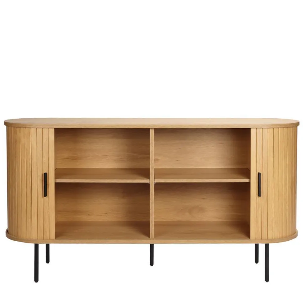 Schiebetüren-Sideboard in ovalem Design - Barnetta