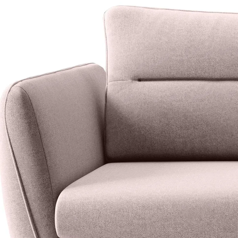 Schlafcouch in Hellrosa meliert - Udiessa