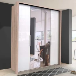 Schlafraum Kleiderschrank mit Spiegel - Bosays