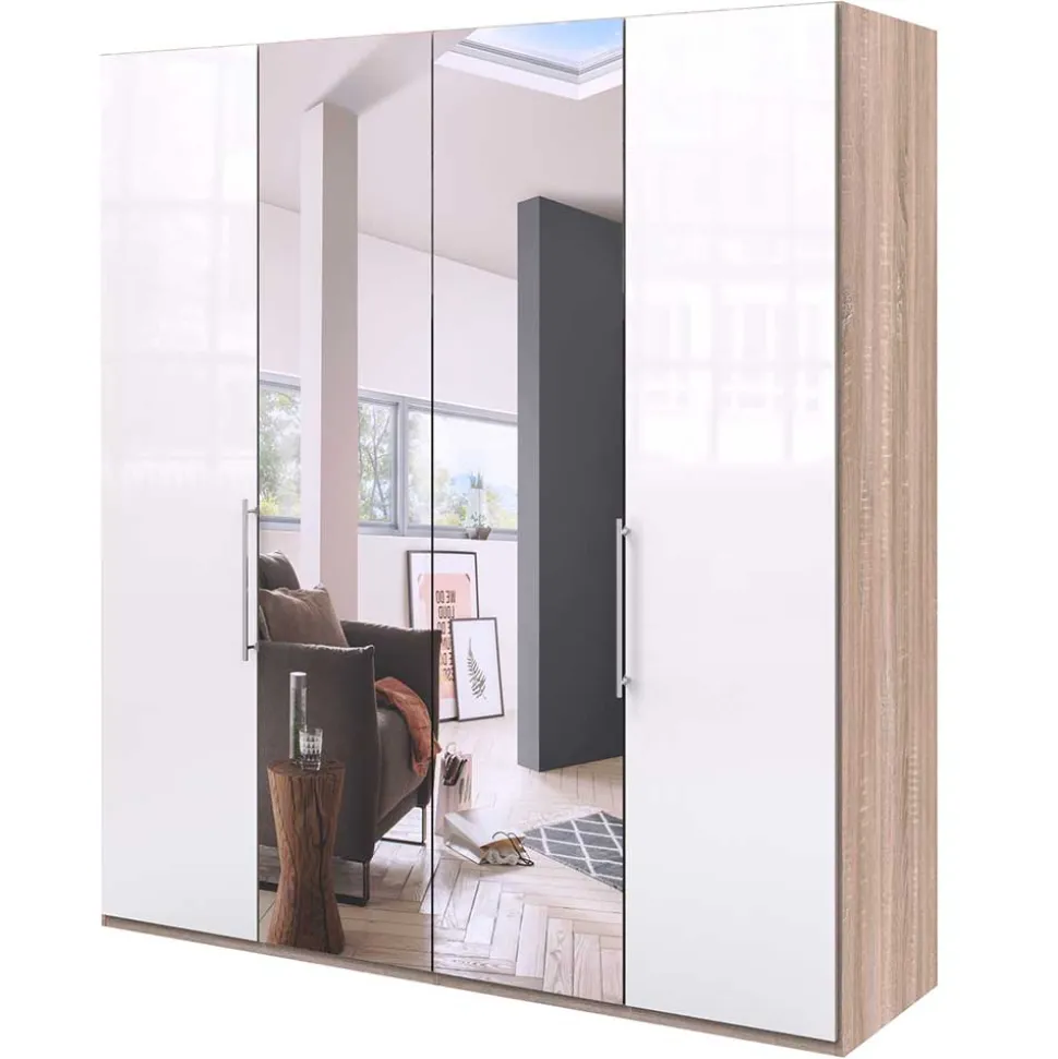 Schlafraum Kleiderschrank mit Spiegel - Bosays