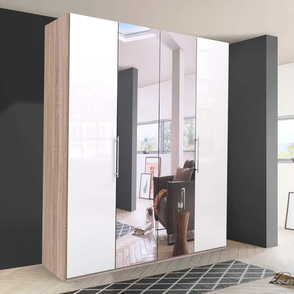 Schlafraum Kleiderschrank mit Spiegel - Bosays