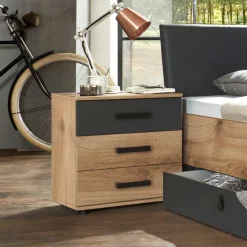 Schlafraum Möbelset mit Stauraumbett - Enegal (vierteilig)