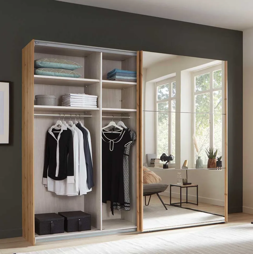 Schlafraum Schrank mit Schwebetüren - Emya