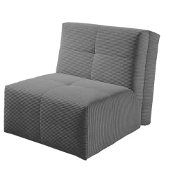 Schlafsessel ohne Armlehnen in Anthrazit - Anzarote