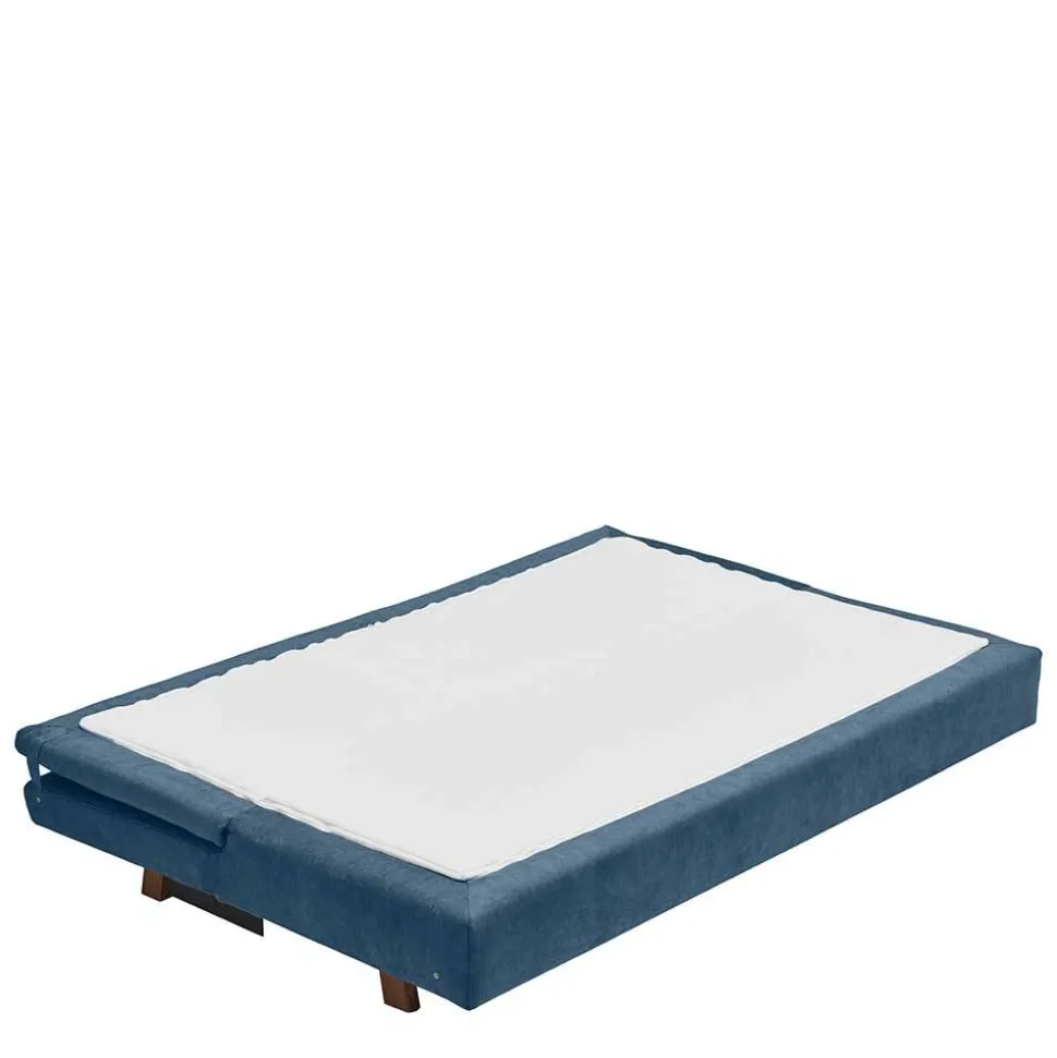 Schlafsofa in Blau und Eiche - Jesticas