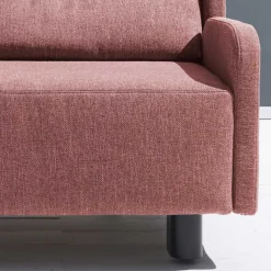 Schlafsofa in Rosa Flachgewebe - Mangado