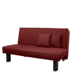 Schlafsofa in Rot Stoffbezug - Surci