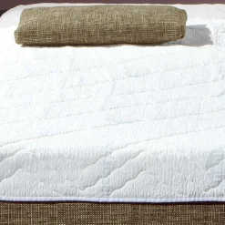 Schlafsofa ohne Armlehnen in Graubraun - Genn