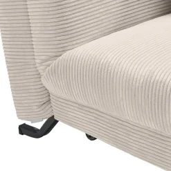Schlafsofa zum Ausziehen in Beige Cord - Zentra