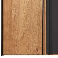 Schlafzimmer aus Wildeiche & Metall - Claas (vierteilig)