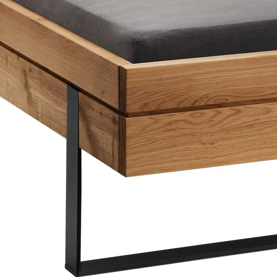 Schlafzimmer aus Wildeiche & Metall - Claas (vierteilig)