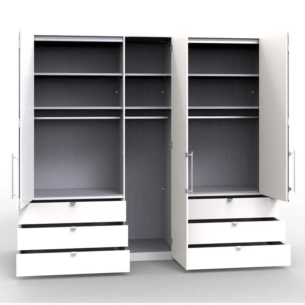 Schlafzimmer Bett Anlage & Schrank - Lesegano (vierteilig)