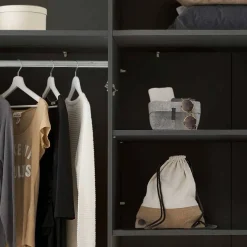 Schlafzimmer Bettanlage und Schrank Set - Zenuvra (vierteilig)