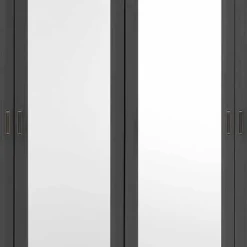 Schlafzimmer Bettanlage und Schrank Set - Zenuvra (vierteilig)