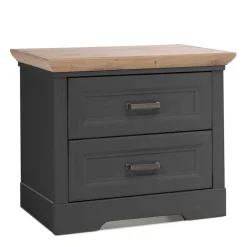 Schlafzimmer Bettanlage und Schrank Set - Zenuvra (vierteilig)