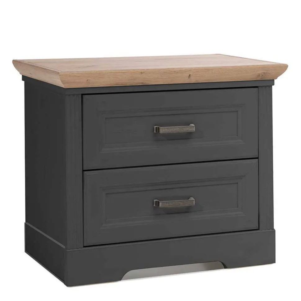 Schlafzimmer Bettanlage und Schrank Set - Zenuvra (vierteilig)