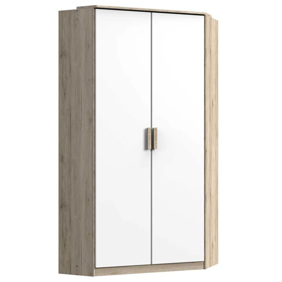 Schlafzimmer Eckschrank in Eiche San Remo - Folio