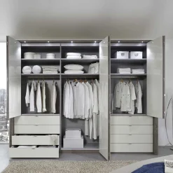 Schlafzimmer Einrichtung Möbelset - Devanico (vierteilig)