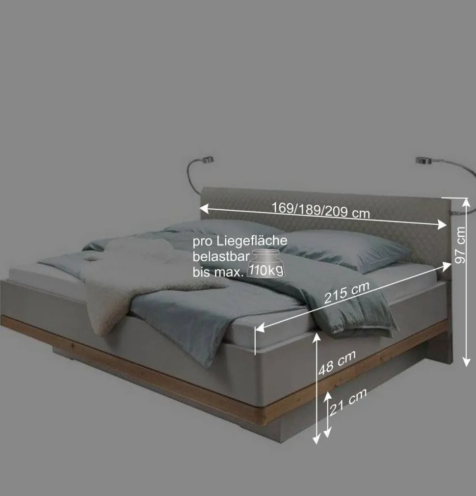 Schlafzimmer Einrichtung modern - Crascanu (vierteilig)