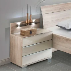 Schlafzimmer Einrichtung als Set - Rativian (vierteilig)