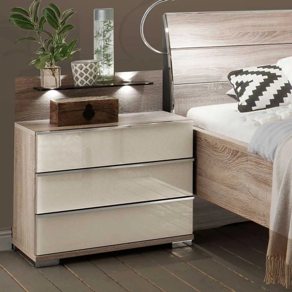 Schlafzimmer Einrichtung als Set - Rativian (vierteilig)