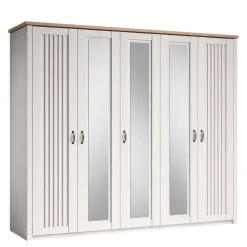 Schlafzimmer Einrichtung im Country Look - Malvissa (vierteilig)