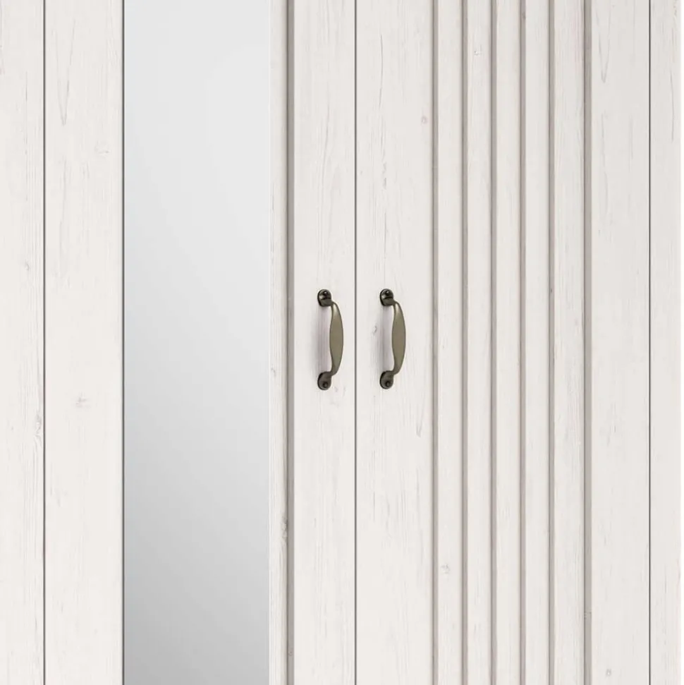 Schlafzimmer Einrichtung im Country Look - Malvissa (vierteilig)