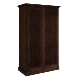 Schlafzimmer Kleiderschrank in Dunkelbraun - Nauizia