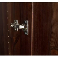 Schlafzimmer Kleiderschrank in Dunkelbraun - Nauizia