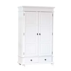 Schlafzimmer Kleiderschrank Powera in Weiß