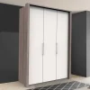 Schlafzimmer Kleiderschrank modern in Weiß - Tivierto