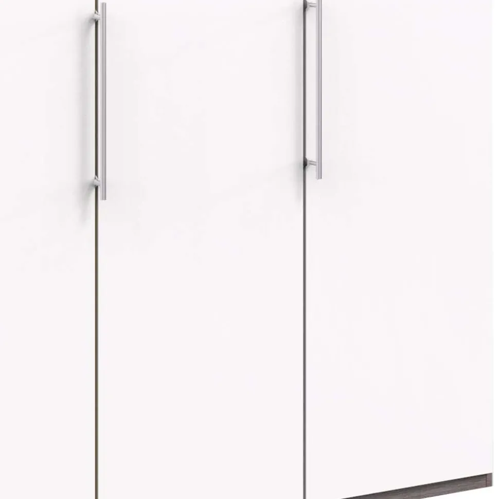 Schlafzimmer Kleiderschrank modern in Weiß - Tivierto