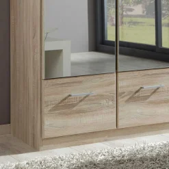 Schlafzimmer Kleiderschrank Rommino in Eiche Sägerau