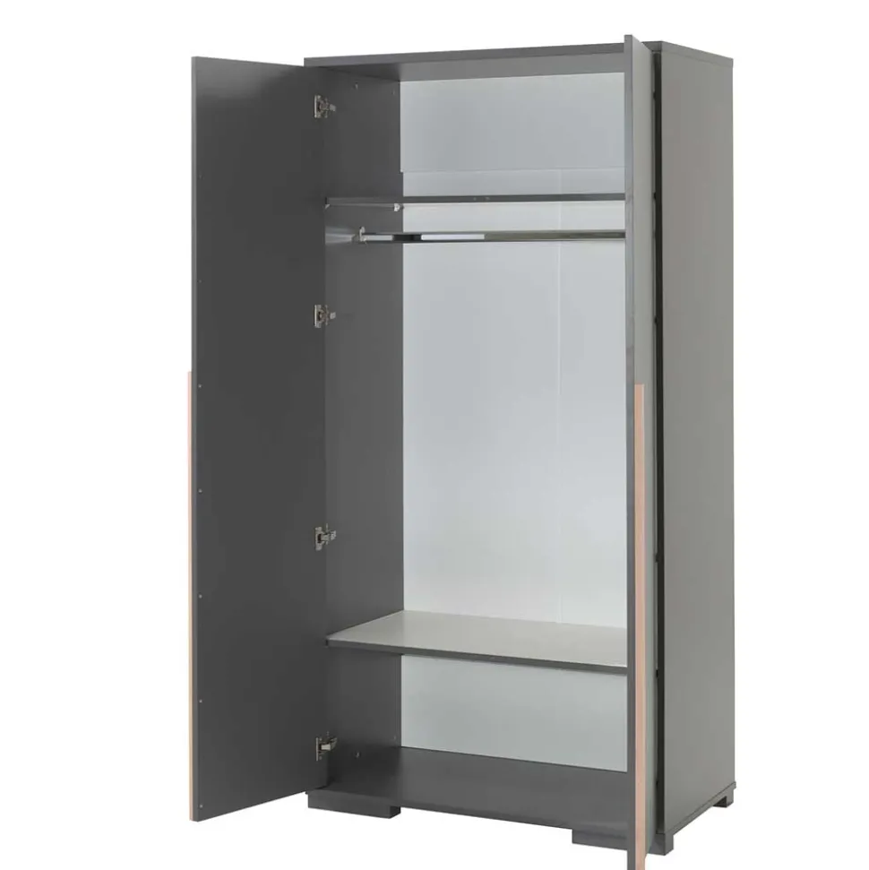 Schlafzimmer Kleiderschrank 99 cm breit - Navlius