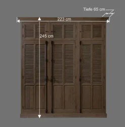 Schlafzimmer Kleiderschrank Taunton mit drei Türen