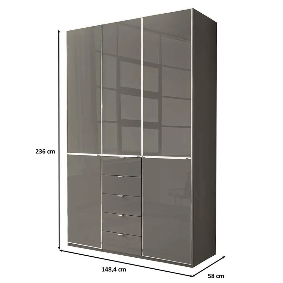Schlafzimmer Kombischrank 3-türig - Madita