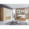 Schlafzimmer komplett Anglesia in Creme und Eichefarben (vierteilig)